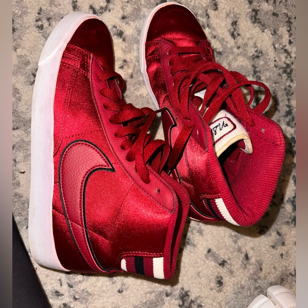 Red Satin Nike